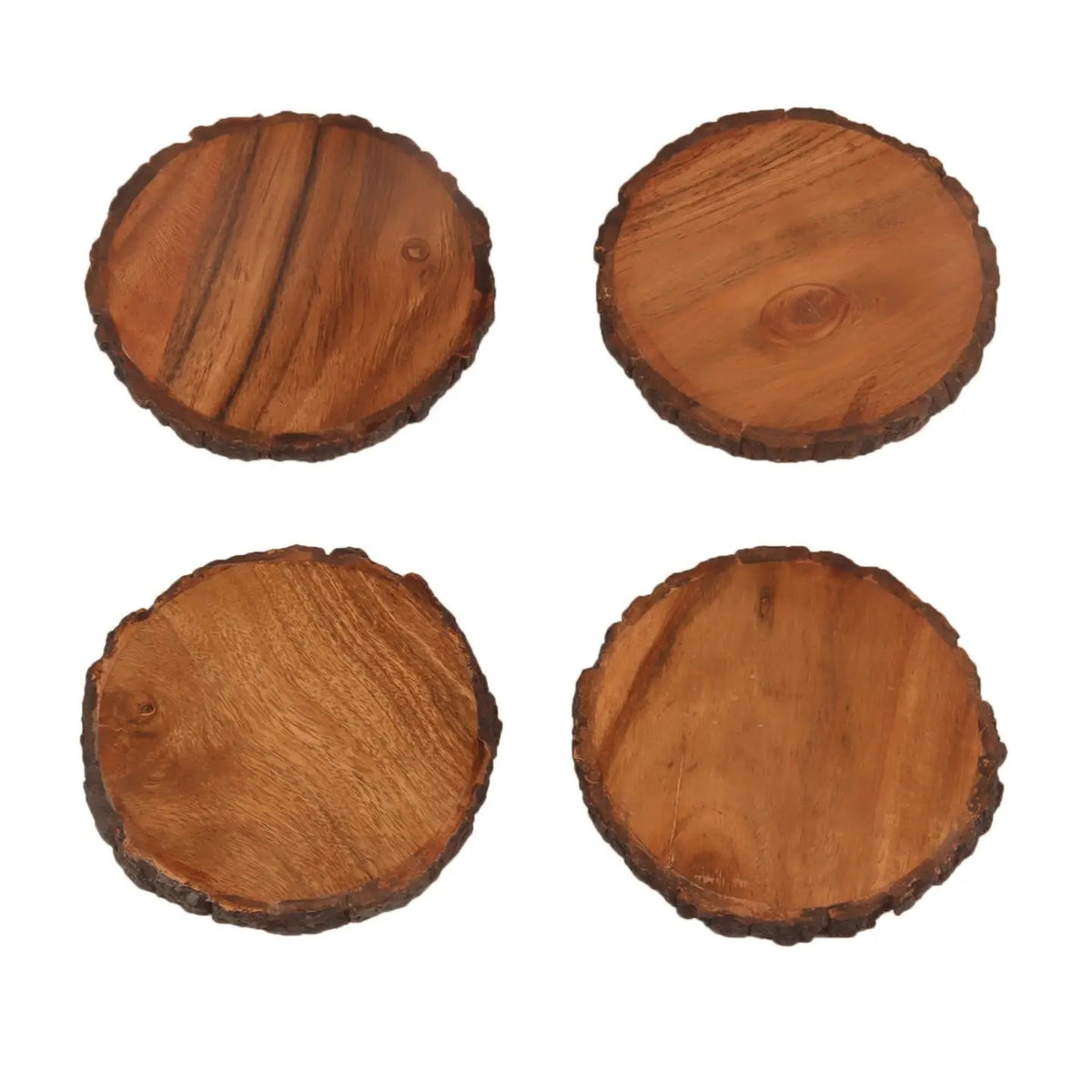 Tree Bark Coasters- Set of 4