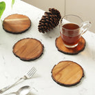 Tree Bark Coasters- Set of 4
