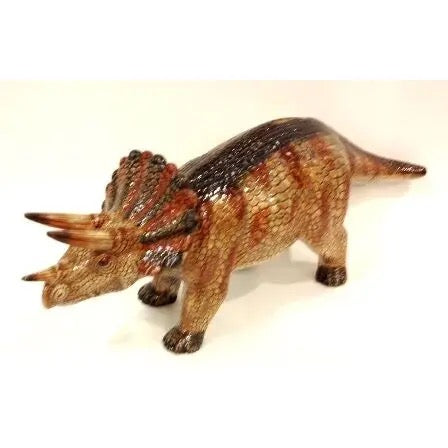 Dinosaur toy figure on a white background