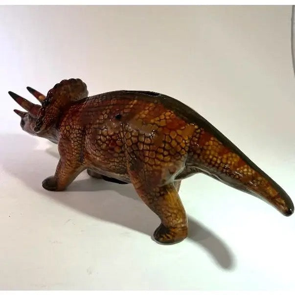 Dinosaur toy figure on a white background
