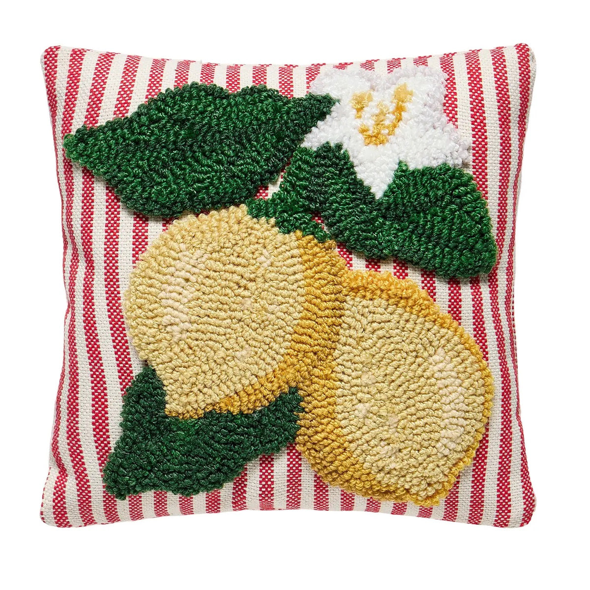 Tufted Lemon Accent Pillow