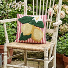 Tufted Lemon Accent Pillow