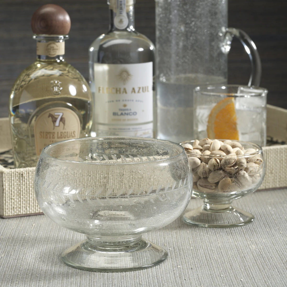 Tuscan Etched Condiment Bowl - Small