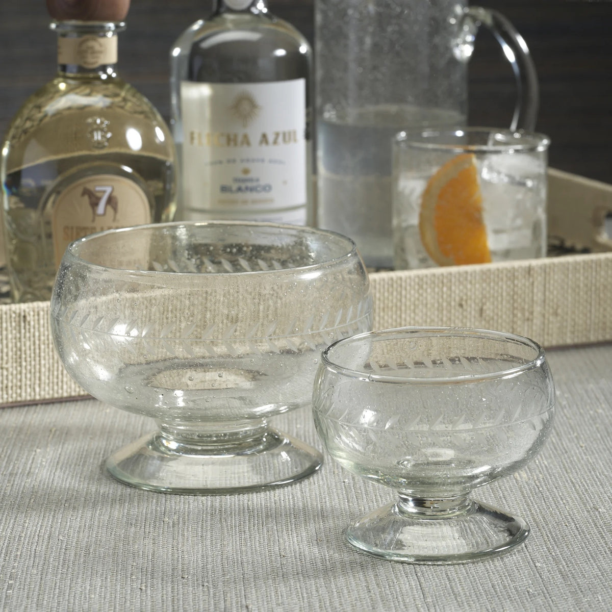 Tuscan Etched Condiment Bowl - Small