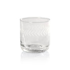 Tuscan Etched Whiskey Glass