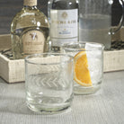 Tuscan Etched Whiskey Glass