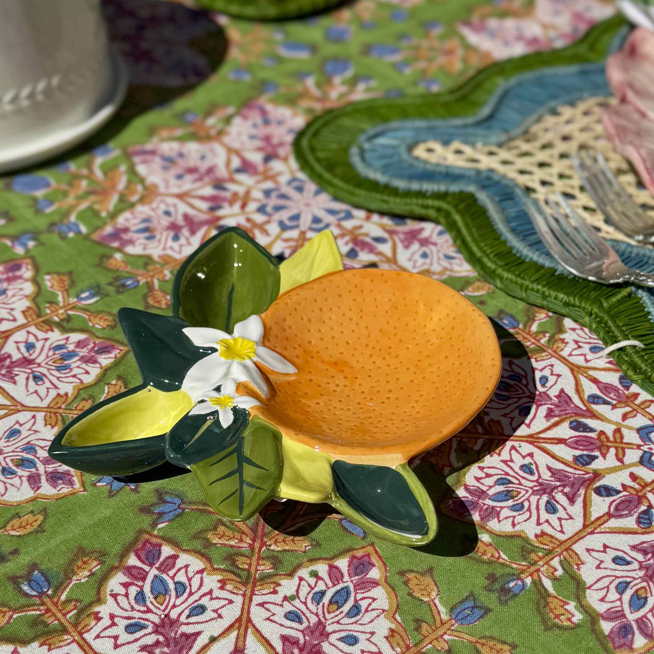 Vibrant Orange Dish