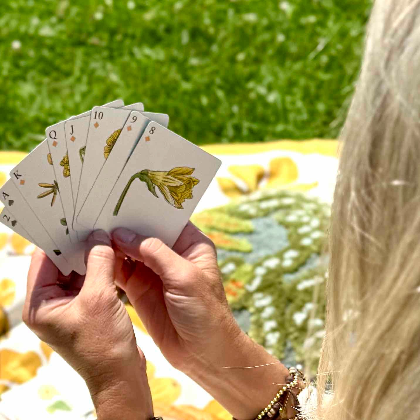 Wildflowers Playing Cards