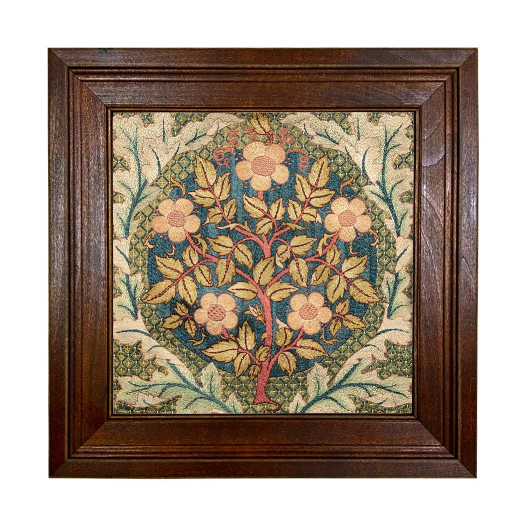 William Morris Embroidery Print Wall Art