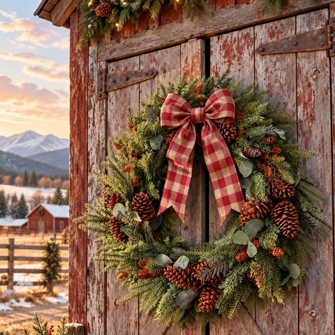Winter Heartland Wreath