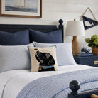 Wool Hooked Labrador Pillow