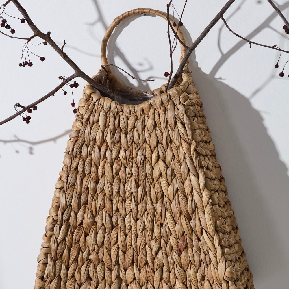 Woven Bell Wall Basket