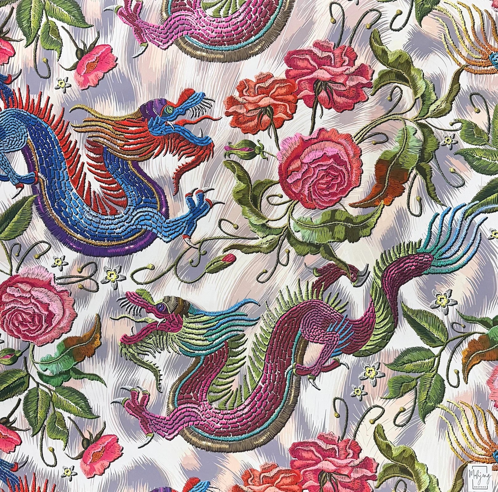 Year of the Dragon Mahjong Mat