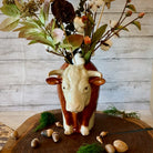 Hereford Bull Flower Vase