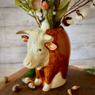 Hereford Bull Flower Vase