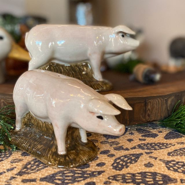 British Lop Pig Salt & Pepper Shaker