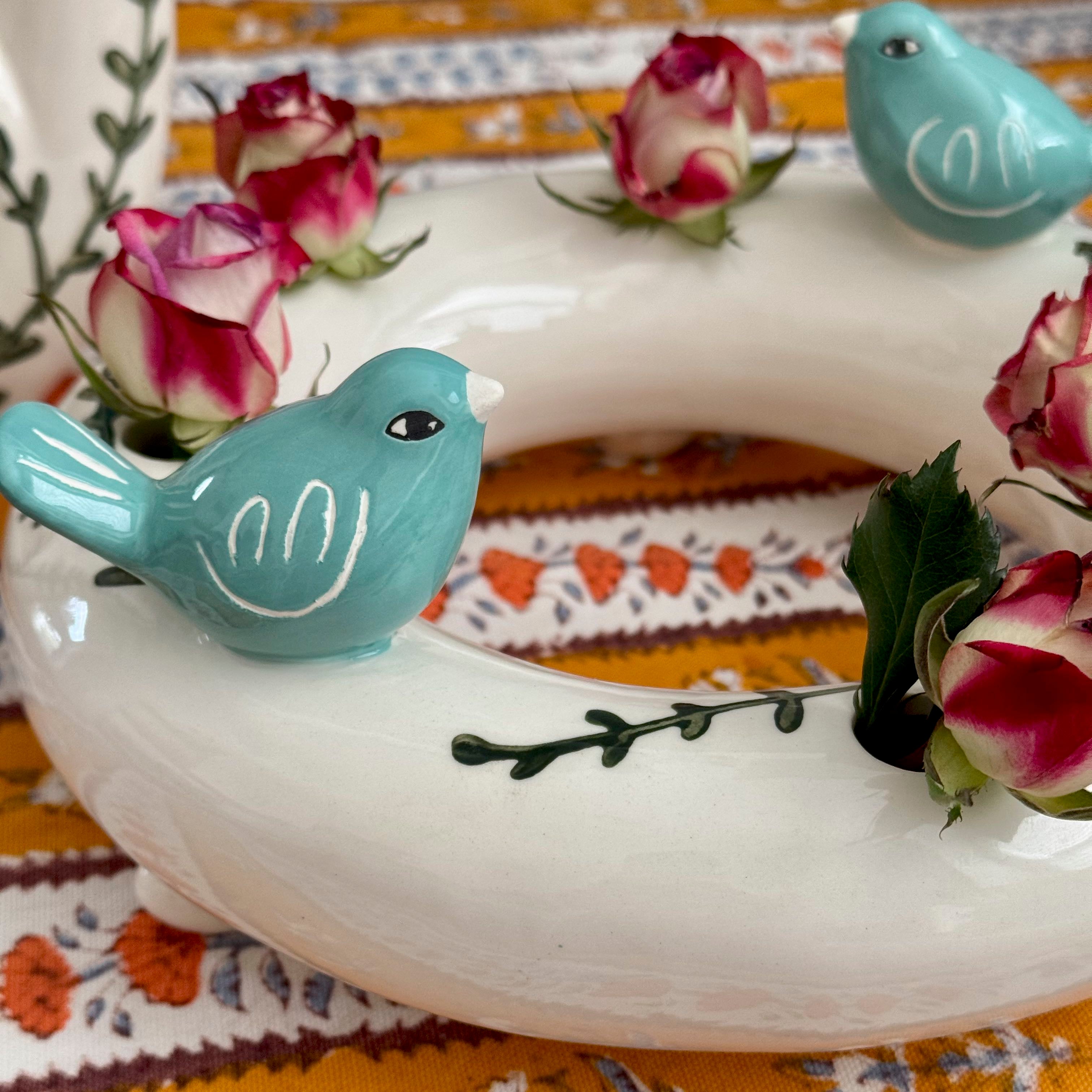 Song Birds Vase