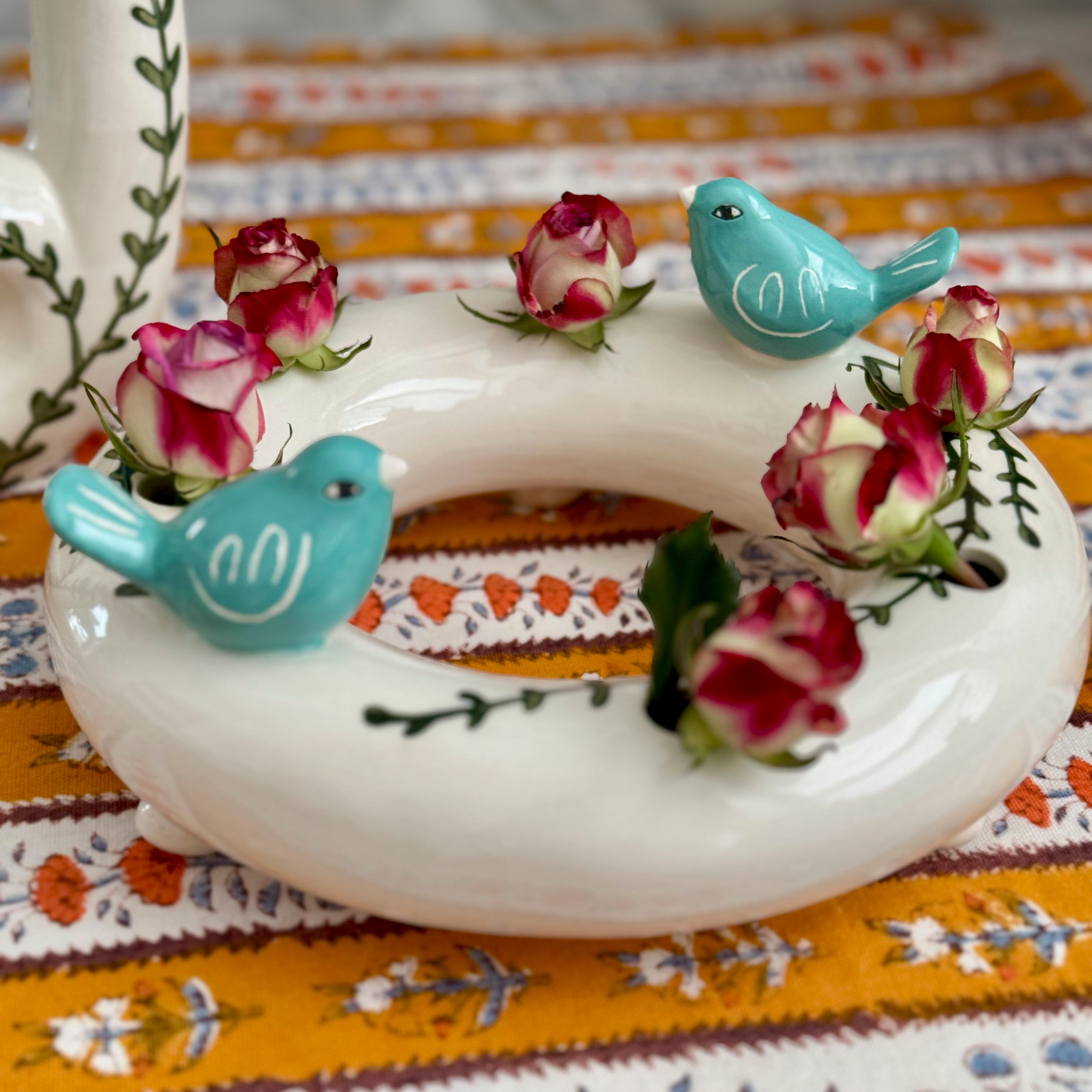 Song Birds Vase