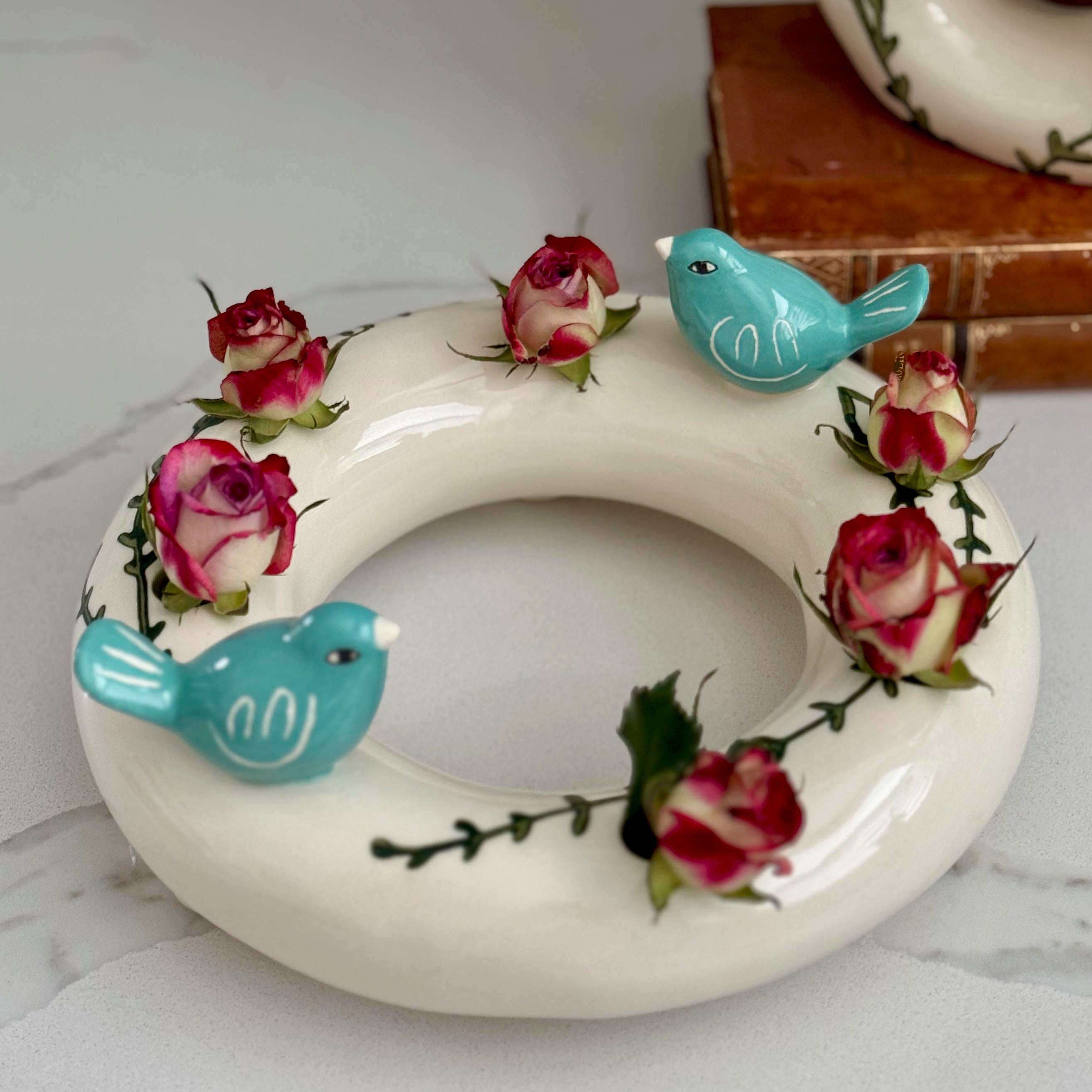 Song Birds Vase