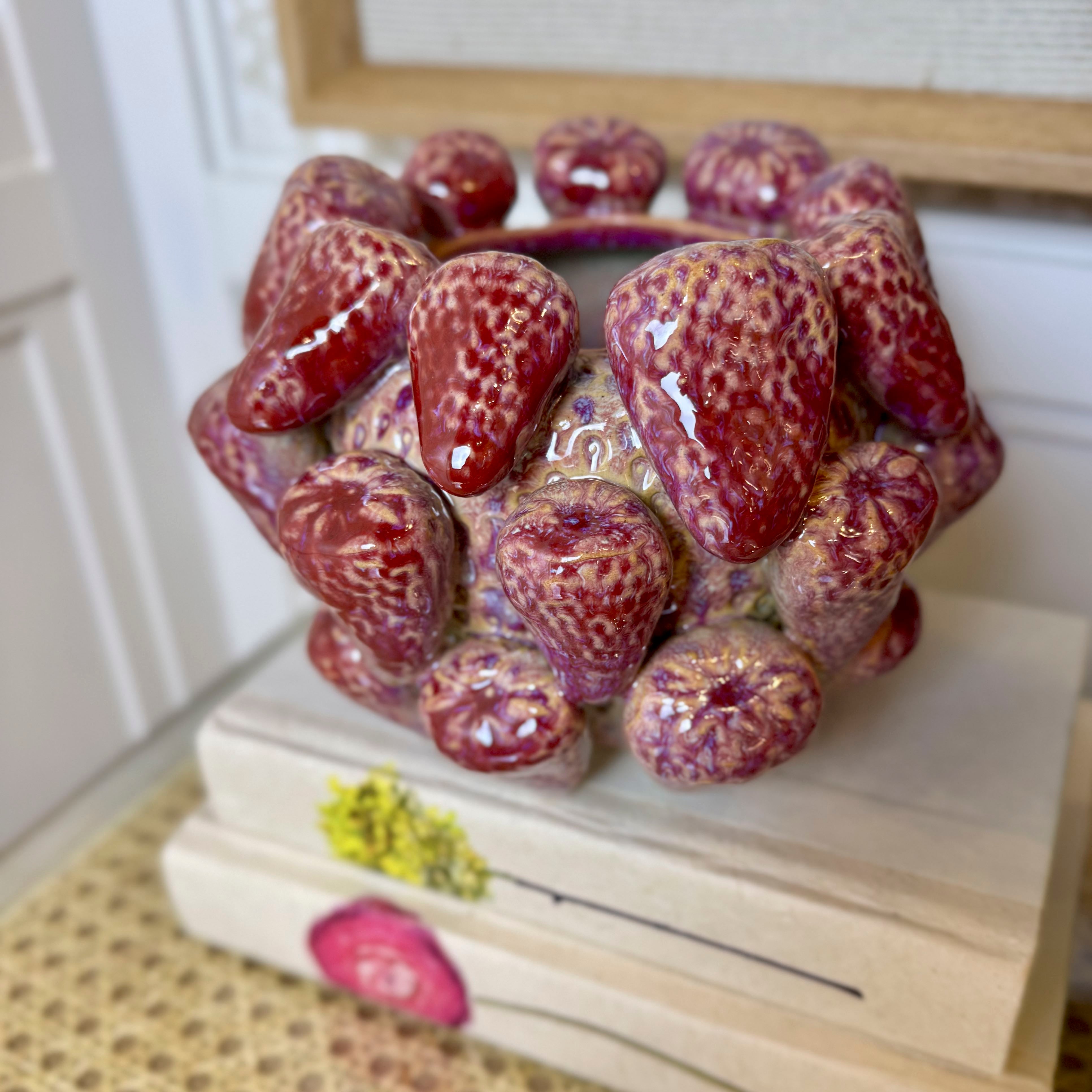 Reactive Glaze Strawberry Pot – Thomas Lee Living