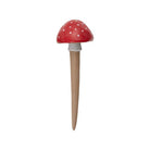 Mushroom Plant Stick Red