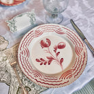 Luzia Flower Waves Plate Pink