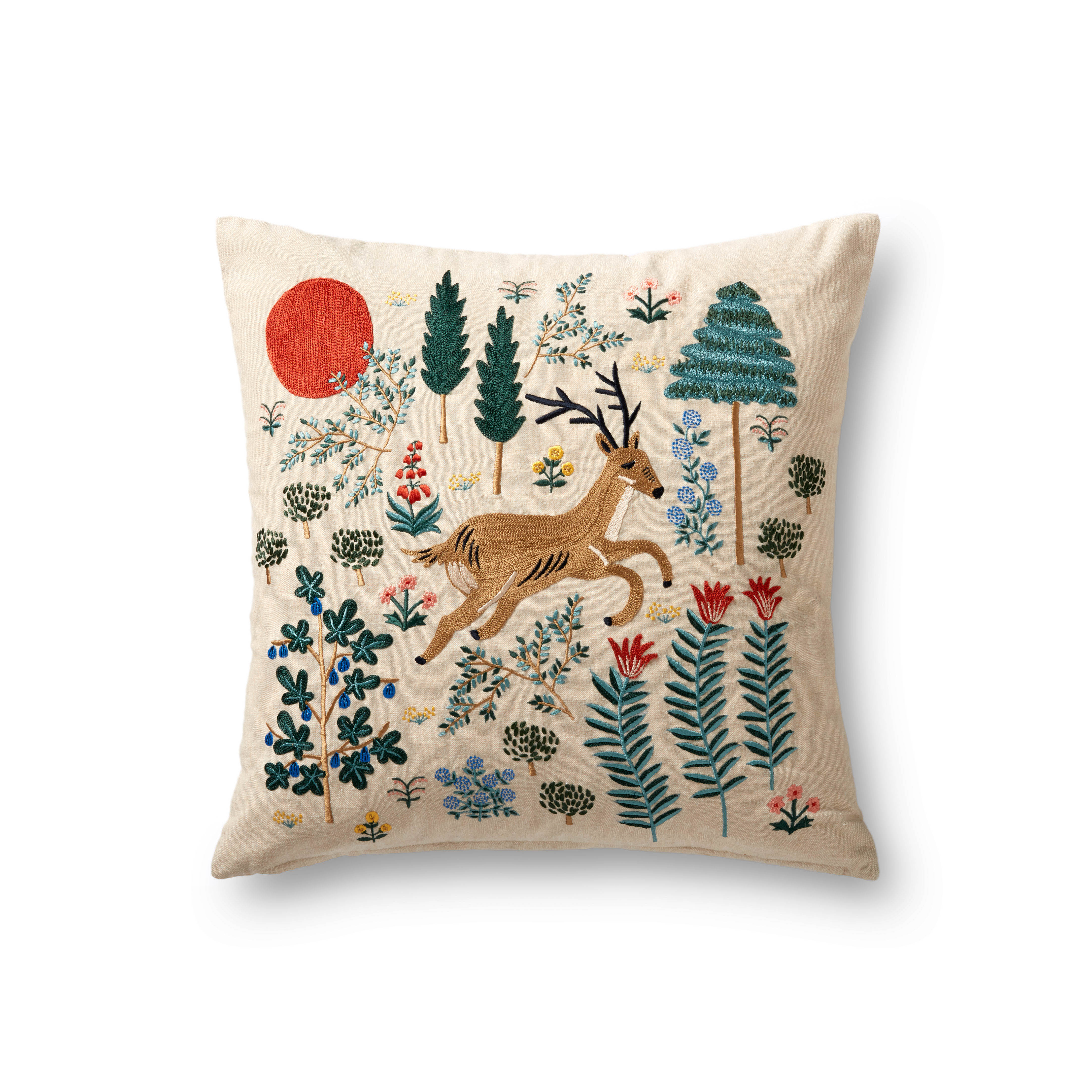 Cotton | Polypropylene | Rayon Pillow in Multi-color from Rifle Paper Co.